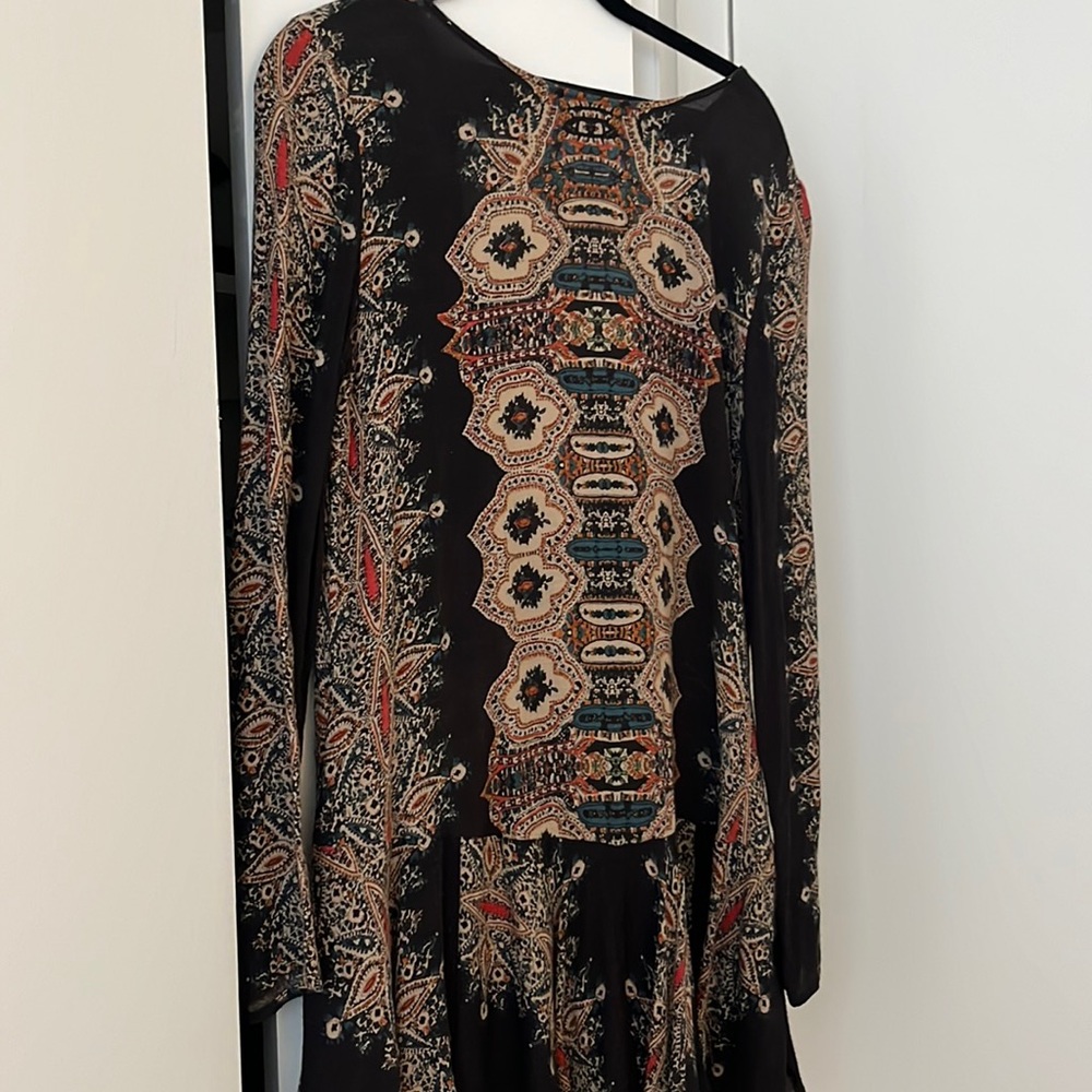 Free people backless mini dress